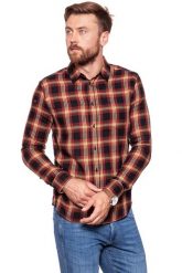KOSZULA WRANGLER LS 1PKT SHIRT MADDER BROWN W5760ORVR 112129456. Brązowe koszule Wrangler, m, bez wzorów, bez kołnierzyka, bez ramiączek. W wyprzedaży za 69.99 zł.