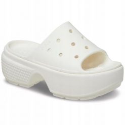 Klapki Dla Dorosłych Crocs Stomp Slide. Czerwone klapki Crocs, z materiału. Za 202.99 zł.