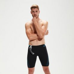 Jammery kąpielowe męskie Speedo Hyper Boom Splice. Czarne kąpielówki Speedo, m, bez wzorów. Za 119.99 zł.