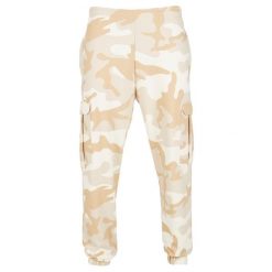 Spodnie dresowe cargo Urban Classics Wide Camo. Brązowe szorty Urban Classics, m, bez wzorów, z dresówki. Za 213.00 zł.