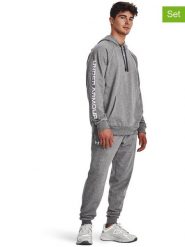 Under Armour 2-częściowy zestaw w kolorze szarym rozmiar: XXL. Szare bluzy Under Armour, xxl, bez wzorów, z dresówki, z kapturem. Za 239.99 zł.