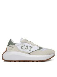 EA7 Emporio Armani Sneakersy X8X186 XK401 U474 Biały. Białe buty sportowe casual EA7 Emporio Armani, bez wzorów, z materiału, bez zapięcia. Za 639.99 zł.