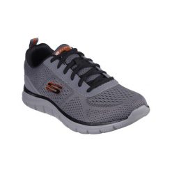 Buty sportowe Sneakersy męskie, Track - Leshur. Szare buty sportowe casual Skechers, bez wzorów, bez zapięcia, trekkingowe. Za 299.00 zł.