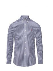 Polo Ralph Lauren Koszula Mężczyźni Regular Fit Bawełna niebieski|biały, L. Białe koszule Polo Ralph Lauren, l, bez wzorów, z bawełny, bez kołnierzyka, bez ramiączek. Za 549.95 zł.
