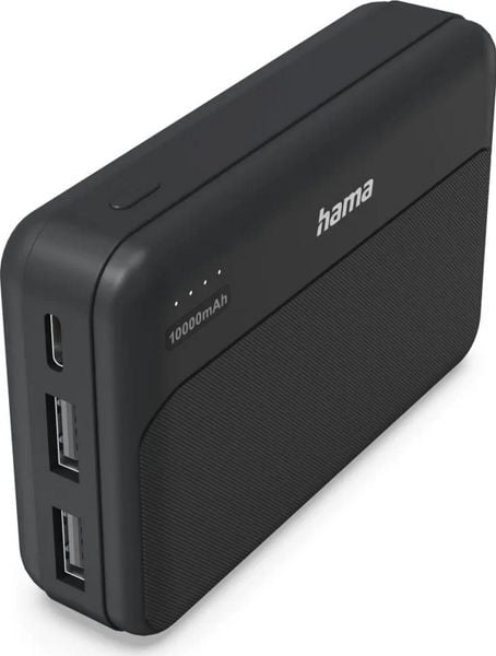 Hama Power Pack Pocket 10 10000 mAh 2X USB-A antracyt. Powerbanki . Za 75.90 zł.