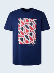 Pepe Jeans Koszulka w kolorze granatowym rozmiar: M. Niebieskie bezrękawniki Pepe Jeans, m, bez wzorów, z bawełny, bez kołnierzyka, bez ramiączek. Za 81.95 zł.