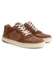 TRAVELIN' Skórzane sneakersy "Burnham" w kolorze jasnobrązowym rozmiar: 42. Brązowe buty sportowe casual Travelin', bez wzorów, bez zapięcia. Za 355.78 zł.