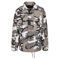Męska Kurtka Polowa M65 Standard Camo. Brązowe kurtki BUILD YOUR BRAND, m, bez wzorów, bez kaptura. Za 532.99 zł.