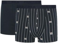 Fila Bokserki 2-pack Navy S. Białe bokserki Fila, m, bez wzorów, z bawełny. Za 82.70 zł.