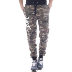 Bluza z bawełna z sznurek regulacyjny na co dzień. Spodnie materiałowe LEONE 1947 APPAREL, na co dzień, bez wzorów, z bawełny, sportowe. Za 141.46 zł.