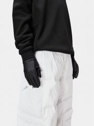 Rains Rękawiczki Gloves W1T1 16720 Czarny. Czarne rękawiczki Rains, bez wzorów, z dzianiny. Za 119.99 zł.