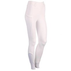 Legginsy zawodnicze z pełną przyczepnością Harry's Horse Equitights Crystal. Białe legginsy długie sportowe HARRYS HORSE, m, z aplikacjami, z elastanu, z podwyższonym stanem, do jazdy konnej. Za 357.00 zł.