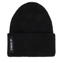 Czapka adidas. Czarne czapki zimowe Adidas, bez wzorów. Za 109.99 zł.