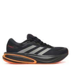 Buty do biegania adidas. Czarne buty do biegania Adidas, bez wzorów, bez zapięcia, do biegania. Za 299.99 zł.