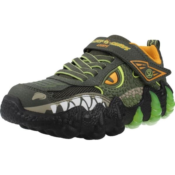 Buty SKECHERS SAURUS LIGHTS 2.0 Zielony. Zielone buty trekkingowe Skechers, bez wzorów, z syntetyku, bez zapięcia, trekkingowe. Za 220.99 zł.