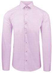 Różowa Koszula Bawełniana o Taliowanym Kroju, Jednokolorowa. Czerwone koszule Pazzani, bez wzorów, z bawełny, bez kołnierzyka, bez ramiączek. Za 169.00 zł.