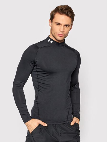 Under Armour Koszulka techniczna HeatGear® Mock 1369606 Czarny Skinny Fit. Czarne t-shirty sportowe Under Armour, bez wzorów, z syntetyku, bez ramiączek, do biegania. Za 152.99 zł.