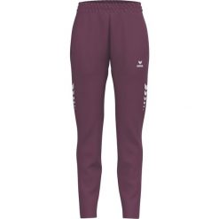 Spodnie treningowe Erima Celebrate 125 czerwone. Czerwone buty treningowe Erima, bez wzorów, z dzianiny, na fitness i siłownię. Za 292.99 zł.