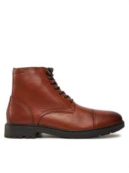 Pepe Jeans Trzewiki Free Land PMS50245 Brązowy. Brązowe botki sznurowane Pepe Jeans, bez wzorów, z jeansu, bez obcasa, bez zapięcia. Za 669.99 zł.
