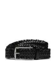 Calvin Klein Pasek Męski Ck Casual Elongated Braided 35mm K50K512655 Czarny. Czarne paski CALVIN KLEIN, bez wzorów, ze skóry, casualowe. Za 199.99 zł.