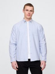 GAP Koszula - Regular fit - w kolorze błękitnym rozmiar: XXL. Niebieskie koszule GAP, xxl, bez wzorów, bez kołnierzyka, bez ramiączek. Za 91.12 zł.