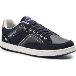 Sneakersy WRANGLER - Marshall Low WM91040A Navy 016. Buty sportowe casual marki Wrangler. W wyprzedaży za 189.00 zł.