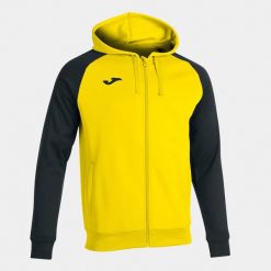 Bluza do piłki nożnej męska Joma Academy IV. Czarne bluzy Joma, m, bez wzorów, bez kaptura. Za 287.50 zł.