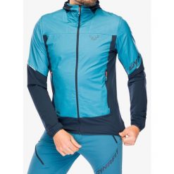 Kurtka polarowa męska Dynafit Traverse Alpha Hooded JKT. Niebieskie kurtki Dynafit, m, bez wzorów, z polaru, bez kaptura. Za 791.85 zł.