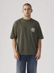 Levi's Koszulka w kolorze khaki rozmiar: L. Brązowe bezrękawniki Levi's®, l, bez wzorów, z bawełny, bez kołnierzyka, bez ramiączek. Za 84.40 zł.