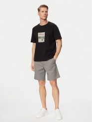 Jack & Jones Szorty materiałowe Jaiden Rocco 12292831 Szary Regular Fit. Szare szorty Jack & Jones, m, bez wzorów, z bawełny. Za 129.99 zł.