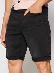 Only & Sons Szorty jeansowe Ply 22018581 Czarny Regular Fit. Czarne szorty Only & Sons, m, bez wzorów, z bawełny. Za 119.99 zł.