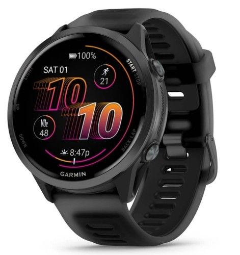 Zegarek Garmin Forerunner 570, 47mm AMOLED Black. Czarne zegarki sportowe GARMIN. Za 2,496.99 zł.