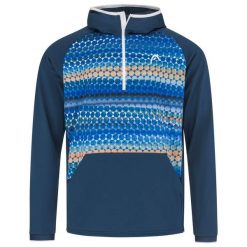 Bluza męska Head Topspin Hoodie dark blue print S. Niebieskie bluzy Head, m, bez wzorów, bez kaptura. Za 289.00 zł.