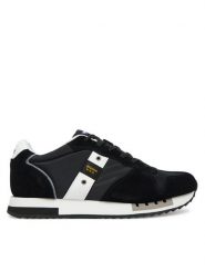 Blauer Sneakersy S5QUEENS01 Czarny. Czarne buty sportowe casual Blauer, bez wzorów, z materiału, bez zapięcia. Za 399.99 zł.