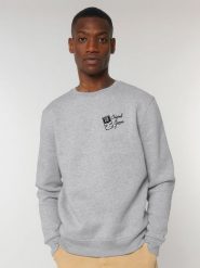 WOOOP Bluza w kolorze szarym rozmiar: XL. Szare bluzy Wooop, xl, bez wzorów, bez kaptura. Za 108.99 zł.