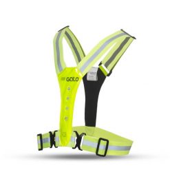 Gato LED Safer Sport kamizelka neon żółta one size. Żółte kamizelki sportowe GATA, bez wzorów, bez kaptura, rowerowe. Za 163.35 zł.