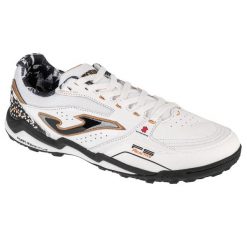 Buty piłkarskie turfy unisex Joma FS Reactive skórzane treningowe na orlik. Białe buty treningowe Joma, bez wzorów, z gumy, do piłki nożnej. Za 219.99 zł.