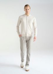 PAKO LORENTE – Beżowe spodnie męskie w kratkę P24SF-WX-002-0-S - Pako Lorente. Brązowe spodnie materiałowe Pako Lorente, na co dzień, l, bez wzorów, z elastanu, casualowe. Za 149.99 zł.