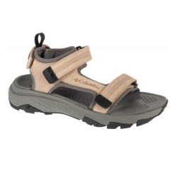 Męskie Sandały Peakfreak Rush Nubuck. Brązowe sandały Columbia, z materiału, z otwartym noskiem, bez zapięcia. Za 437.99 zł.