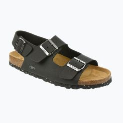 Sandały męskie CMP Eco Keidha. Czarne sandały CMP, bez zapięcia. Za 169.99 zł.