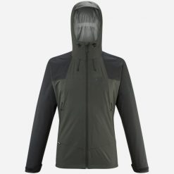 Kurtka trekkingowa męska MILLET M Fitz Roy wodoodporna Grafitowy. Szare kurtki narciarskie i snowboardowe Millet, l, bez wzorów, narciarskie. Za 479.00 zł.