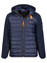 Geographical Norway Kurtka pikowana "Abator" w kolorze granatowym rozmiar: XXL. Niebieskie kurtki Geographical Norway, xxl, bez wzorów, bez kaptura. Za 241.56 zł.