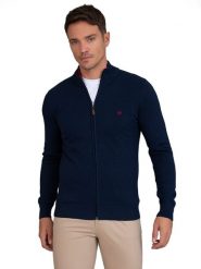 SIR RAYMOND TAILOR Sweter "Sydney" w kolorze granatowym rozmiar: XL. Niebieskie swetry nierozpinane Sir Raymond Tailor, xl, bez wzorów, z bawełny, bez kołnierzyka, bez ramiączek. Za 224.45 zł.