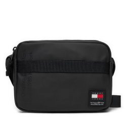 Saszetka Tommy Jeans. Czarne saszetki i nerki Tommy Jeans, bez wzorów, z jeansu. Za 199.99 zł.