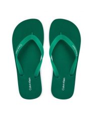 Calvin Klein Japonki Logo Strap HM0HM02105 Zielony. Zielone japonki CALVIN KLEIN, bez wzorów, z syntetyku. Za 149.99 zł.