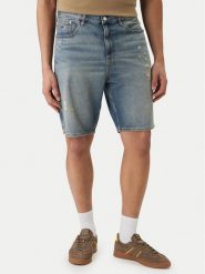 Tommy Jeans Szorty jeansowe Jaimie DM0DM22993 Niebieski Relaxed Fit. Niebieskie szorty Tommy Jeans, m, bez wzorów, z bawełny. Za 409.99 zł.