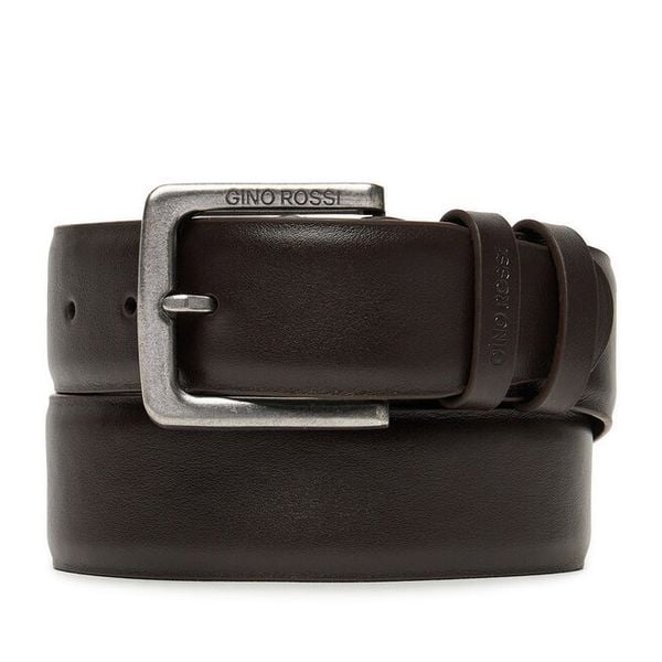 Pasek GINO ROSSI. Brązowe paski Gino Rossi, bez wzorów. Za 139.99 zł.