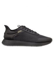 BOSS Sneakersy Titanium 50573556 Czarny. Czarne buty sportowe casual Boss, bez wzorów, ze skóry, bez zapięcia. Za 858.45 zł.