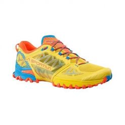 Buty do biegania męskie La Sportiva La Bushido Iii 2024. Żółte buty do biegania La Sportiva, bez wzorów, z materiału, bez zapięcia, do biegania. Za 676.99 zł.
