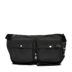 Saszetka nerka Calvin Klein Jeans. Czarne saszetki i nerki Calvin Klein Jeans, bez wzorów, z jeansu. Za 289.99 zł.